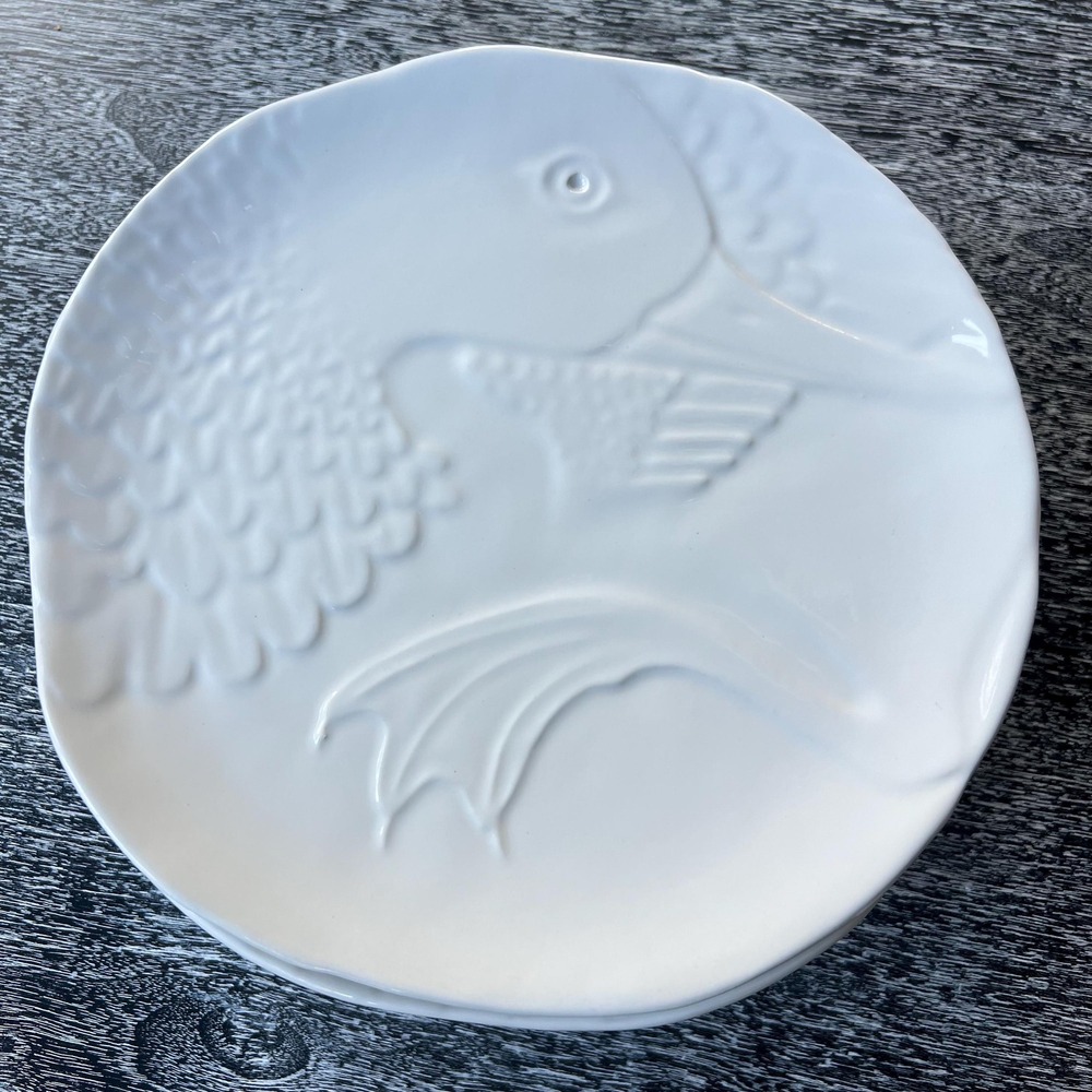 Set of 8 Mancer Italy Domain Handmade Duck‎ Swan Dishes